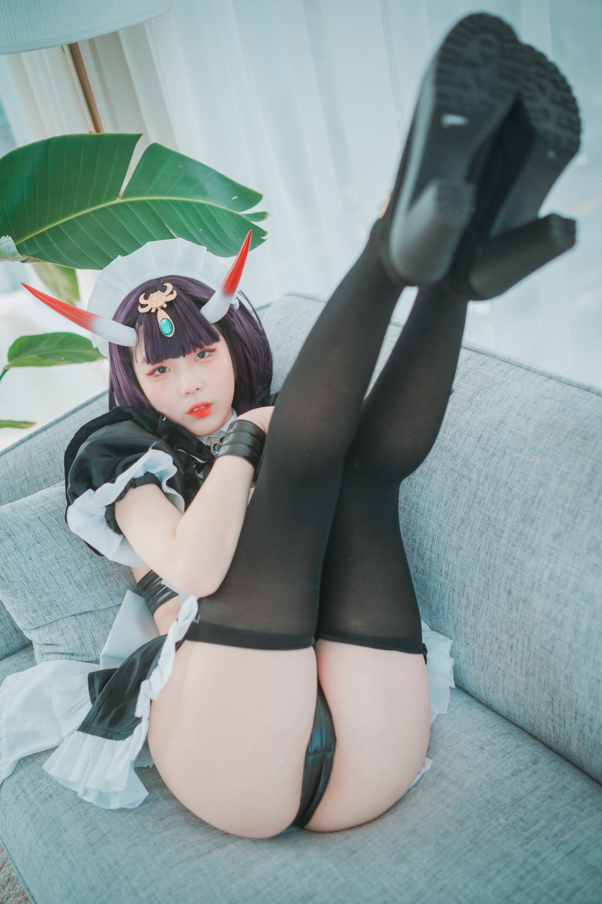 xgyw.top_[DJAWA]No.104_模特JangJoo_Shuten Douji Maid主题性感三点式内衣撩人诱惑写真71P