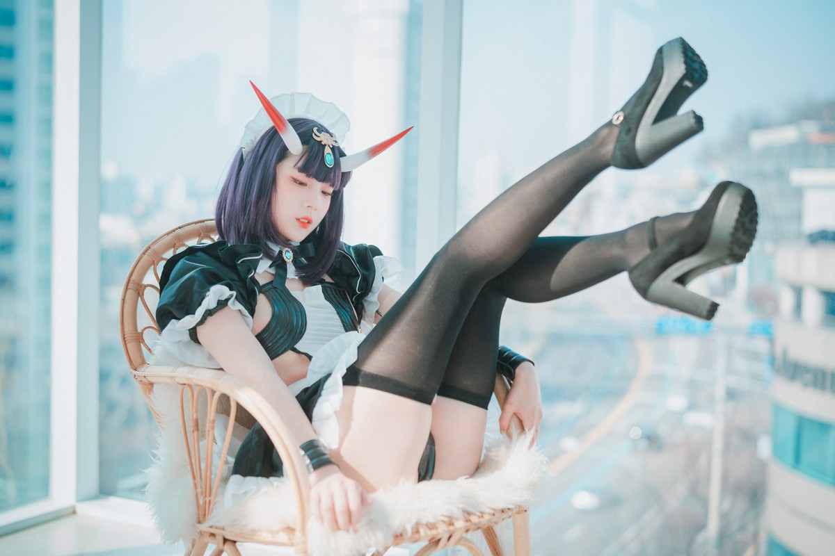 xgyw.top_[DJAWA]No.104_模特JangJoo_Shuten Douji Maid主题性感三点式内衣撩人诱惑写真71P