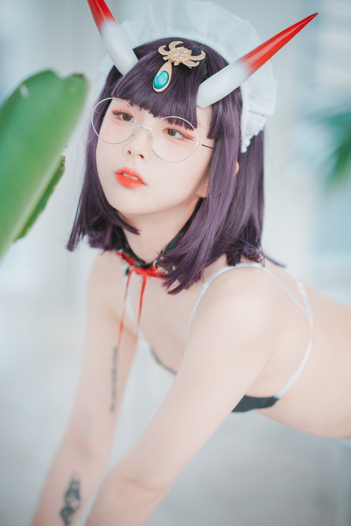xgyw.top_[DJAWA]No.104_模特JangJoo_Shuten Douji Maid主题性感三点式内衣撩人诱惑写真71P