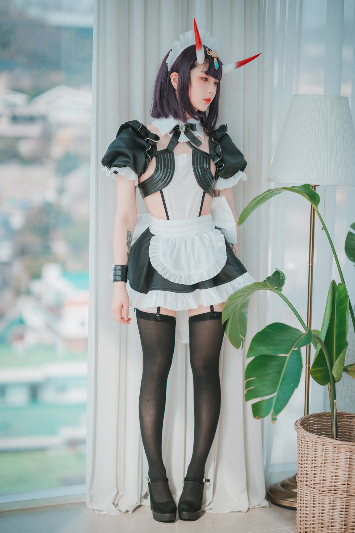 xgyw.top_[DJAWA]No.104_模特JangJoo_Shuten Douji Maid主题性感三点式内衣撩人诱惑写真71P