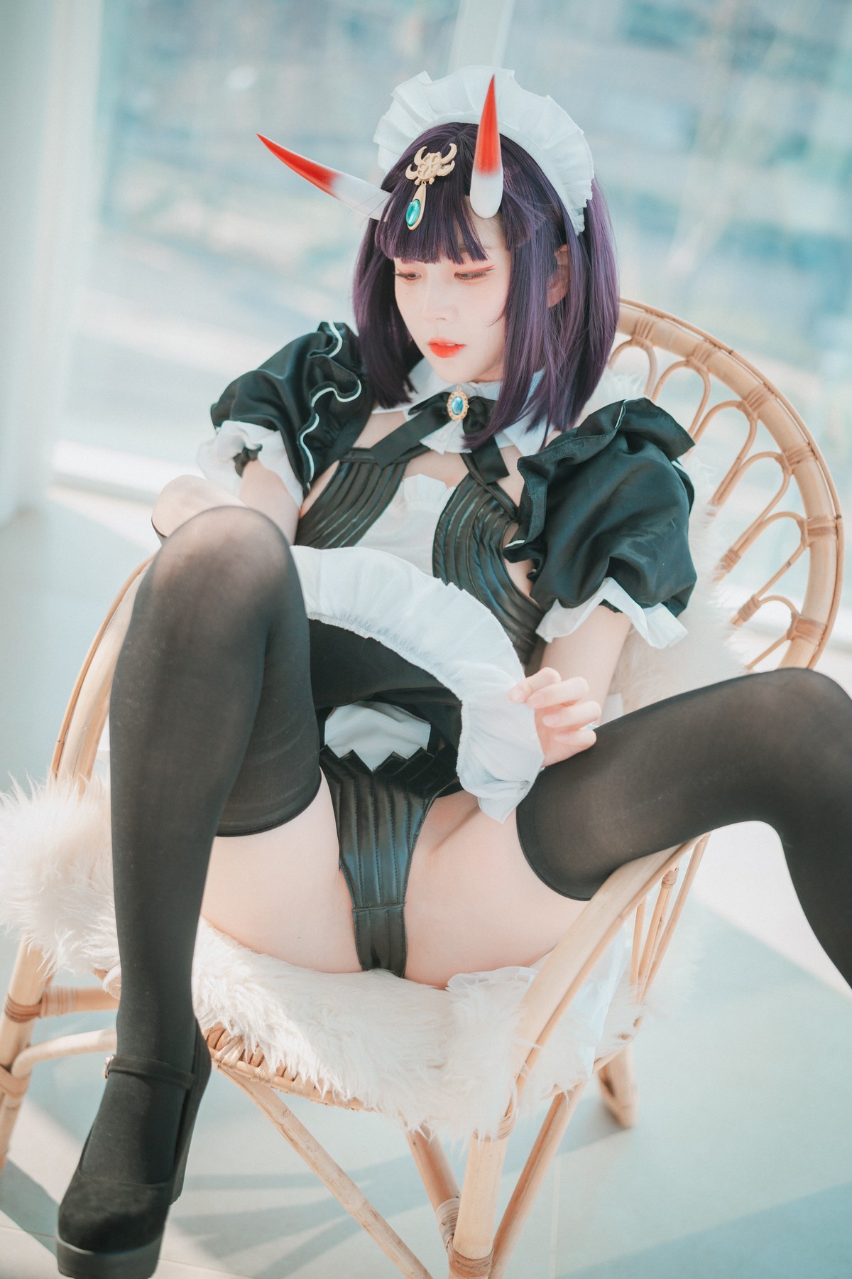 xgyw.top_[DJAWA]No.104_模特JangJoo_Shuten Douji Maid主题性感三点式内衣撩人诱惑写真71P