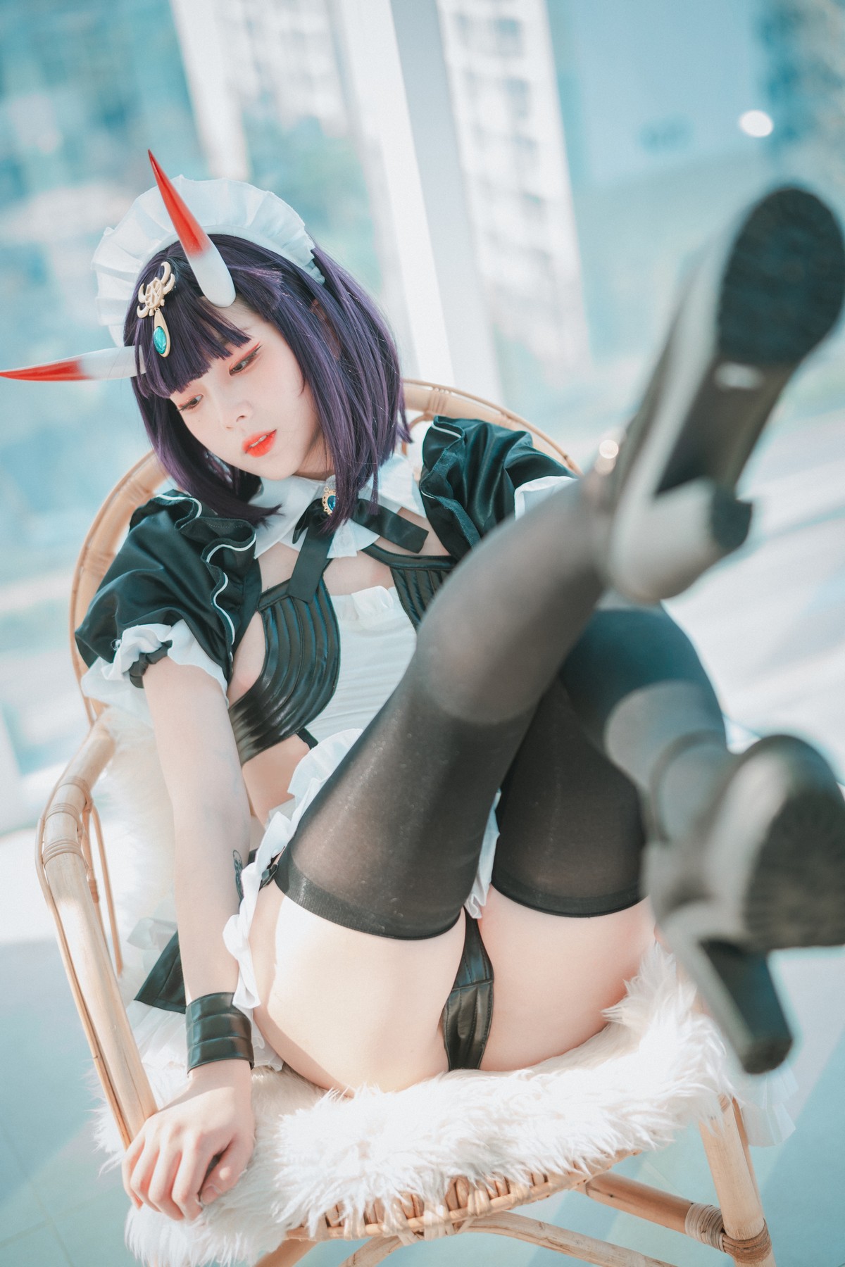 xgyw.top_[DJAWA]No.104_模特JangJoo_Shuten Douji Maid主题性感三点式内衣撩人诱惑写真71P