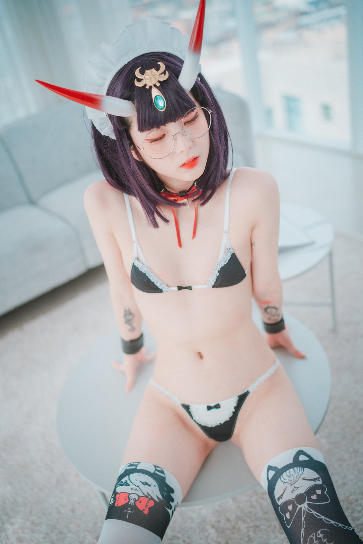 xgyw.top_[DJAWA]No.104_模特JangJoo_Shuten Douji Maid主题性感三点式内衣撩人诱惑写真71P