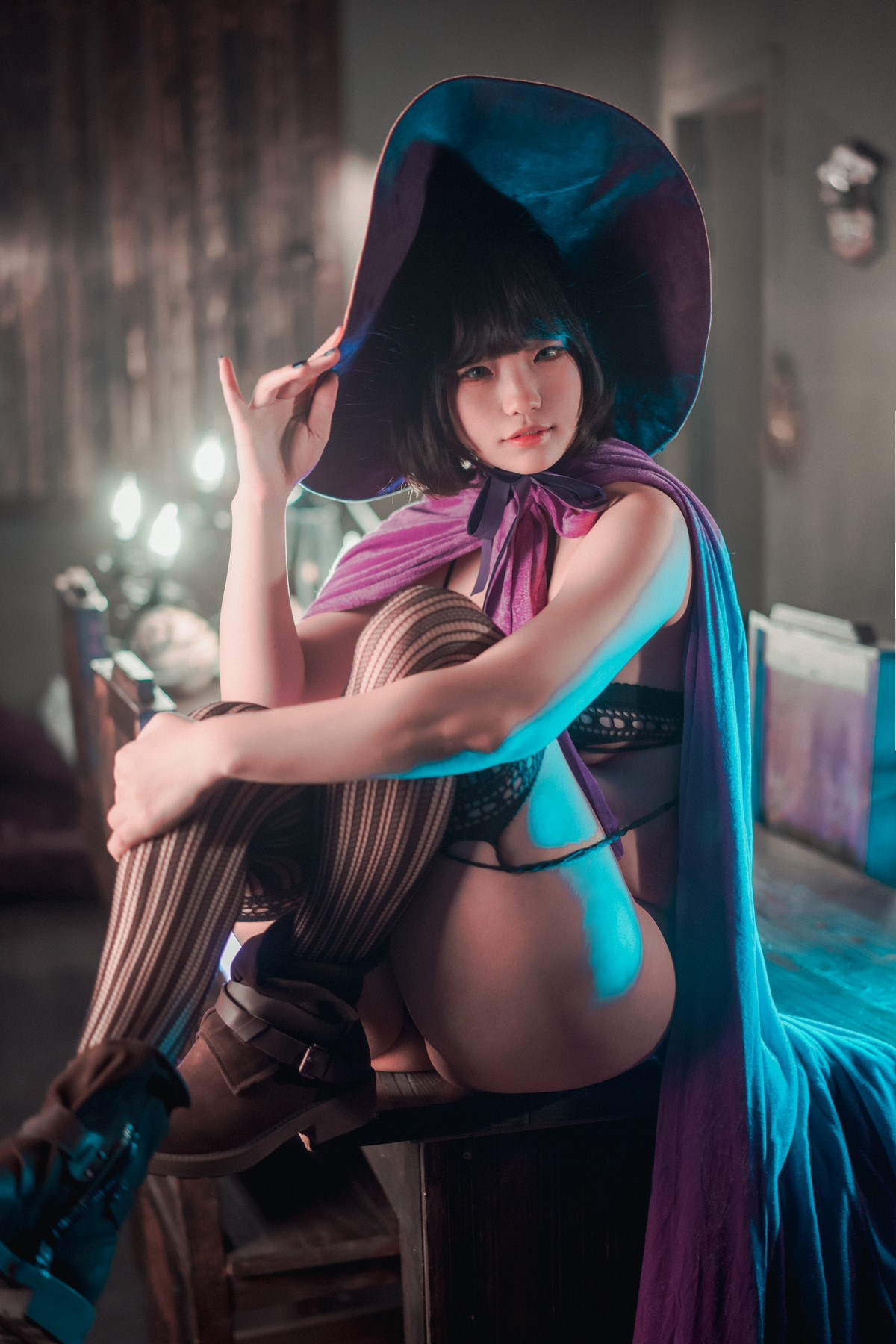 xgyw.top_[DJAWA]No.105_模特Mimmi_Witchs Witchcraft主题私房大尺度全裸露豪乳诱惑写真151P