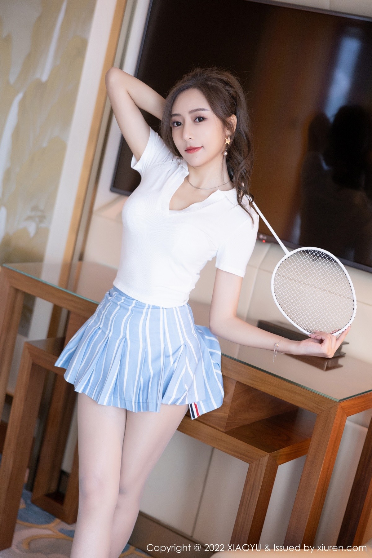 xgyw.top_[XiaoYu画语界]Vol.803_女神王馨瑶yanni白上衣配短裙半脱露蕾丝内衣超薄肉丝诱惑写真90P