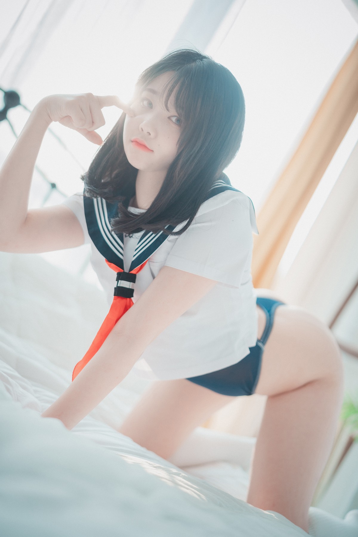 xgyw.top_[DJAWA]No.109_模特Zia_Swimming Lessons主题性感黑色连体泳衣秀翘臀美腿诱惑写真48P