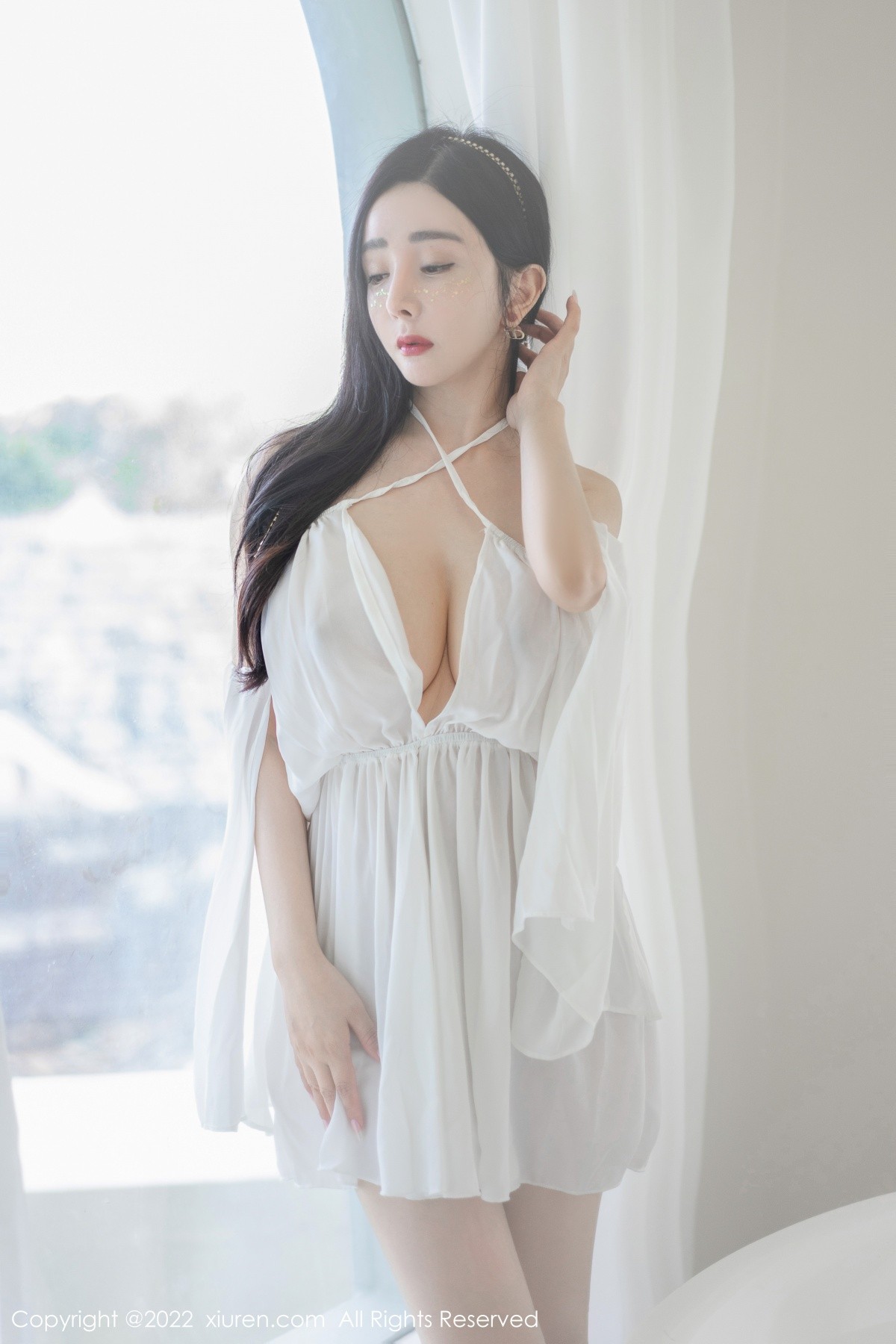xgyw.top_XiuRen第5188期_模特允爾云南心愿旅拍浴室白色轻透服饰湿身秀丰满身材诱惑写真51P