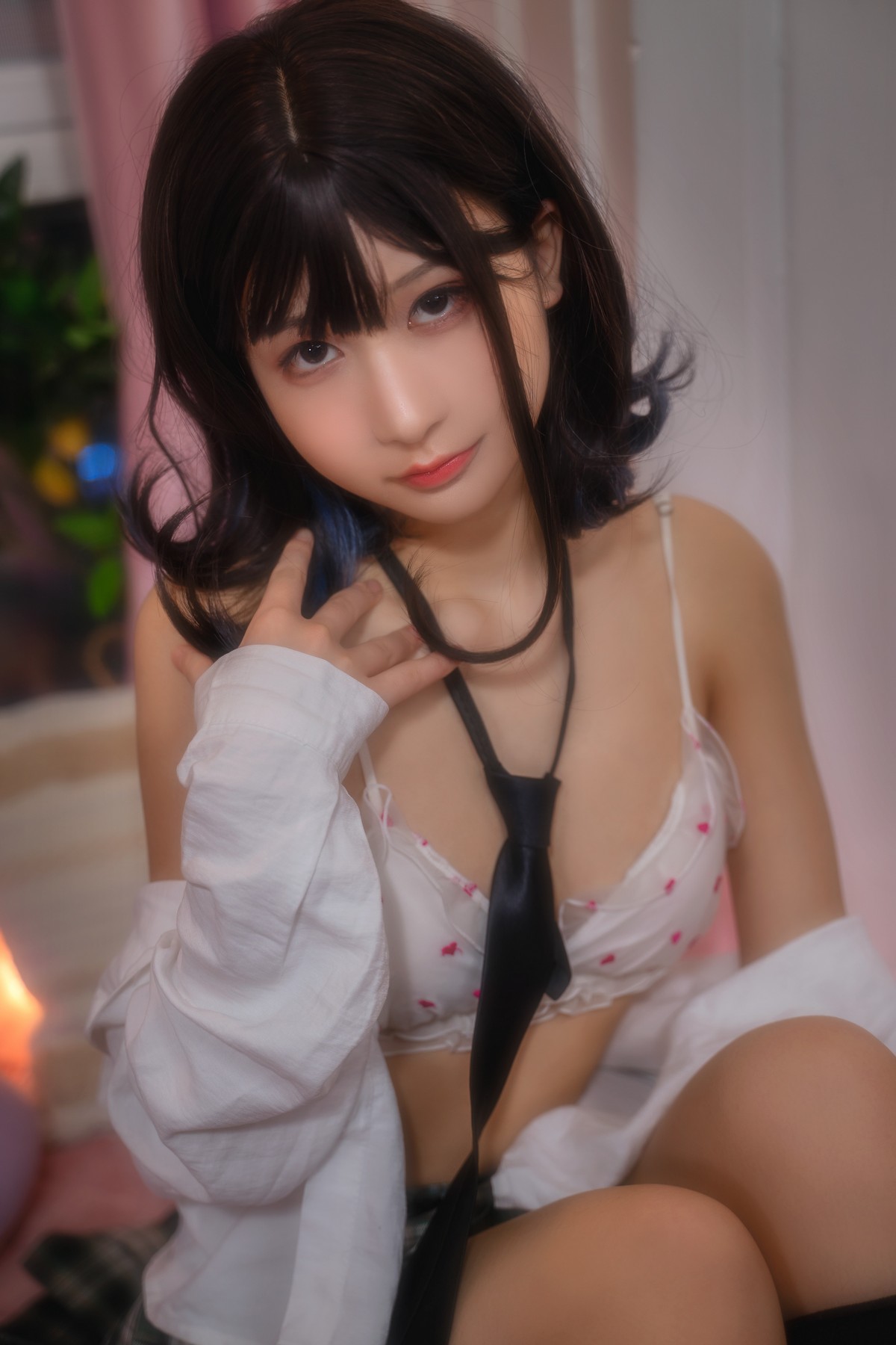 xgyw.top_网络美女可可老师放课后JK主题私房JK制服半脱露草莓内衣性感迷人写真30P