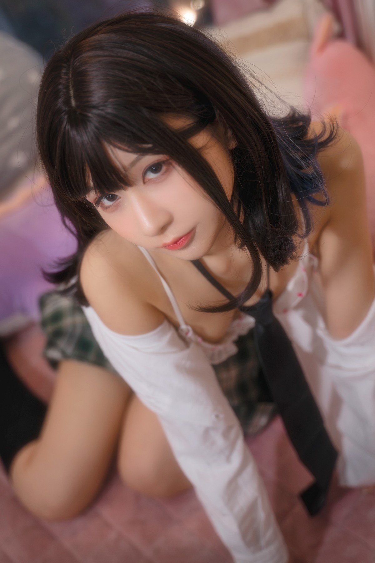 xgyw.top_网络美女可可老师放课后JK主题私房JK制服半脱露草莓内衣性感迷人写真30P