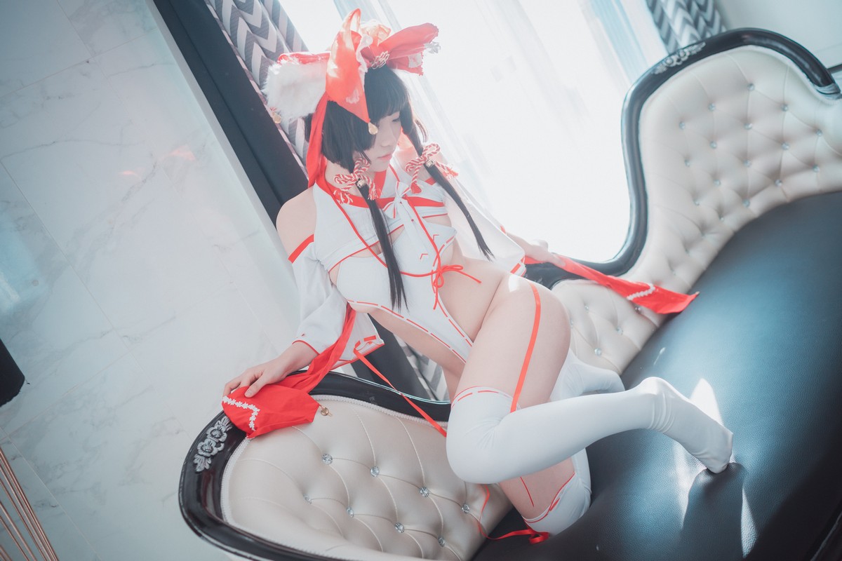 xgyw.top_[DJAWA]No.113_模特Mimmi_Kitsune Miko主题私房性感白色高叉连体衣撩人诱惑写真65P