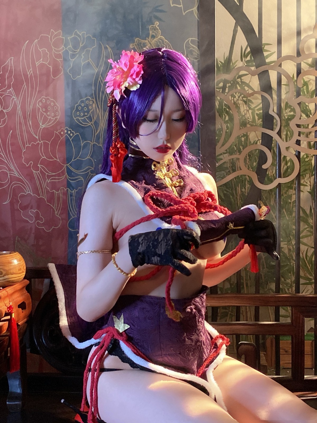 xgyw.top_网络美女一北亦北奶光新春旗袍主题私房性感真空旗袍露豪乳遮点极致诱惑写真42P