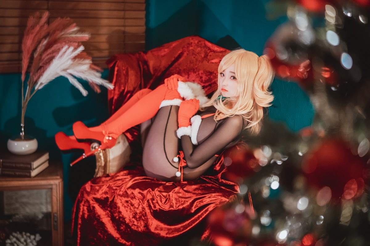 xgyw.top_[DJAWA]No.117_模特Bambi_Christmas Special主题黑色薄透连体衣秀完美身材诱惑写真47P
