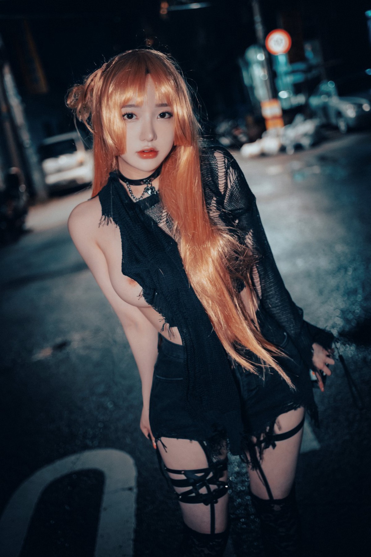 xgyw.top_[DJAWA]No.114_Yeeun_Backout Queen Misa主题脱黑色缕空服饰露火辣身材诱惑写真111P