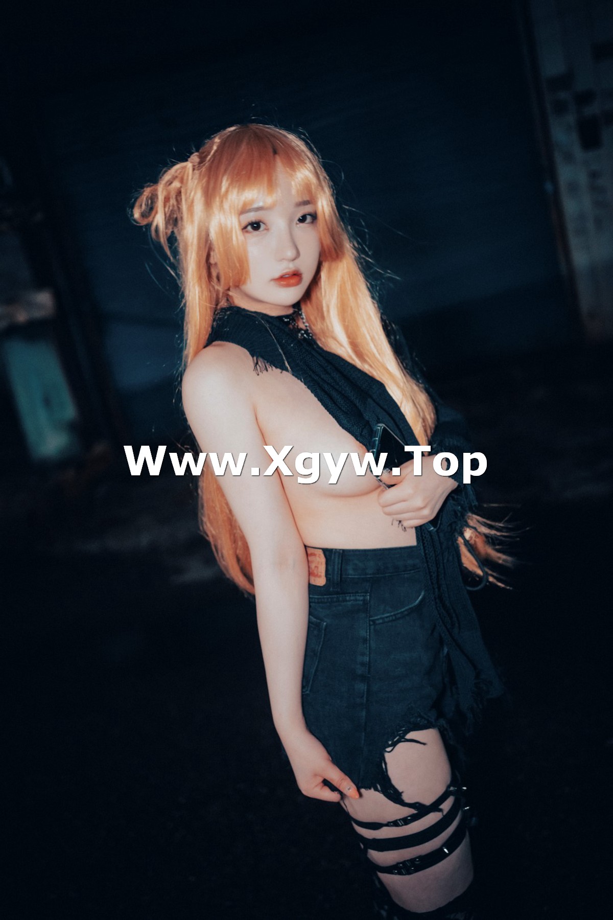 xgyw.top_[DJAWA]No.114_Yeeun_Backout Queen Misa主题脱黑色缕空服饰露火辣身材诱惑写真111P