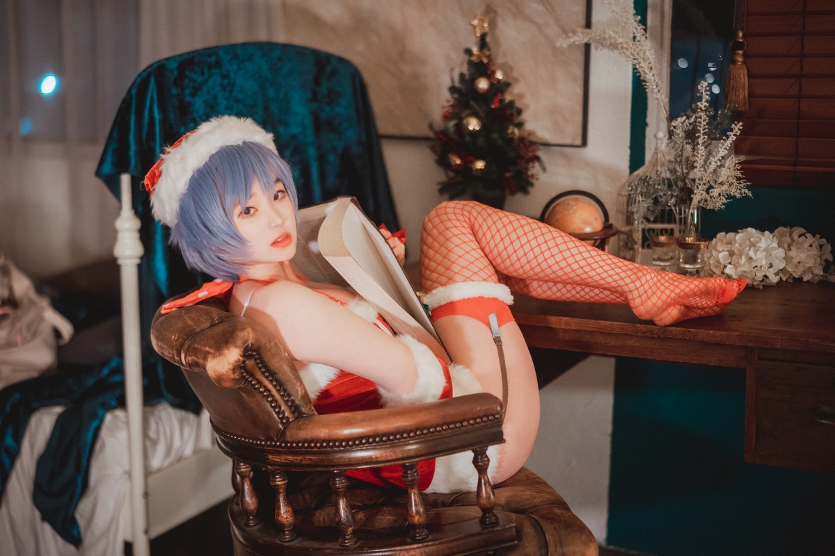 xgyw.top_[DJAWA]No.117_模特Bambi_Christmas Special主题黑色薄透连体衣秀完美身材诱惑写真47P