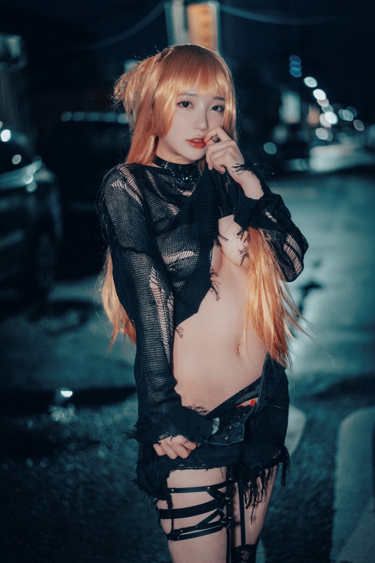 xgyw.top_[DJAWA]No.114_Yeeun_Backout Queen Misa主题脱黑色缕空服饰露火辣身材诱惑写真111P