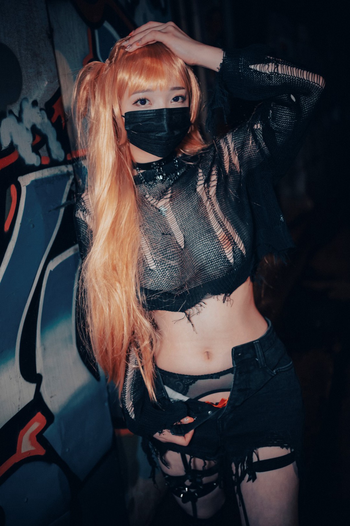 xgyw.top_[DJAWA]No.114_Yeeun_Backout Queen Misa主题脱黑色缕空服饰露火辣身材诱惑写真111P