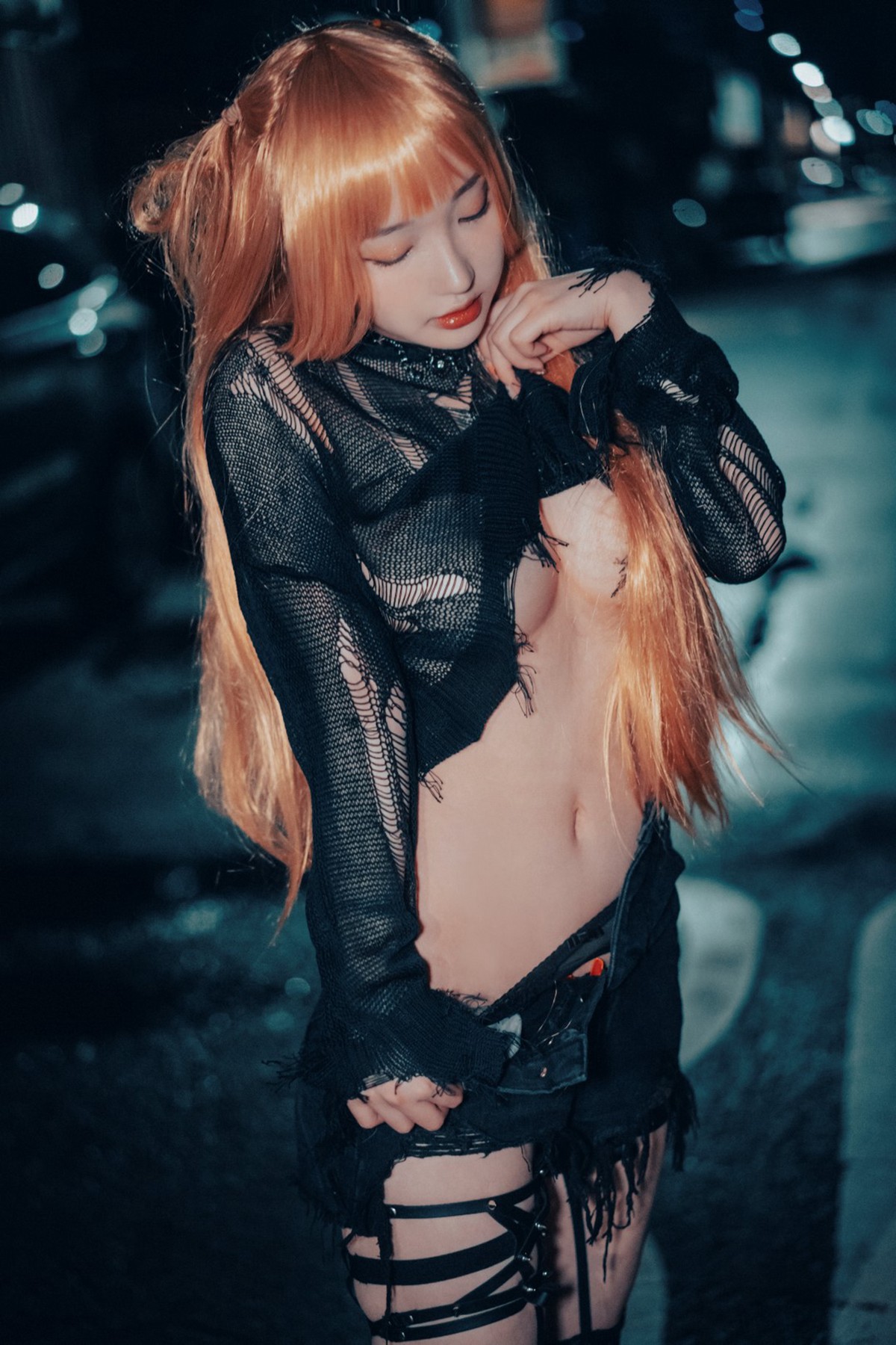 xgyw.top_[DJAWA]No.114_Yeeun_Backout Queen Misa主题脱黑色缕空服饰露火辣身材诱惑写真111P