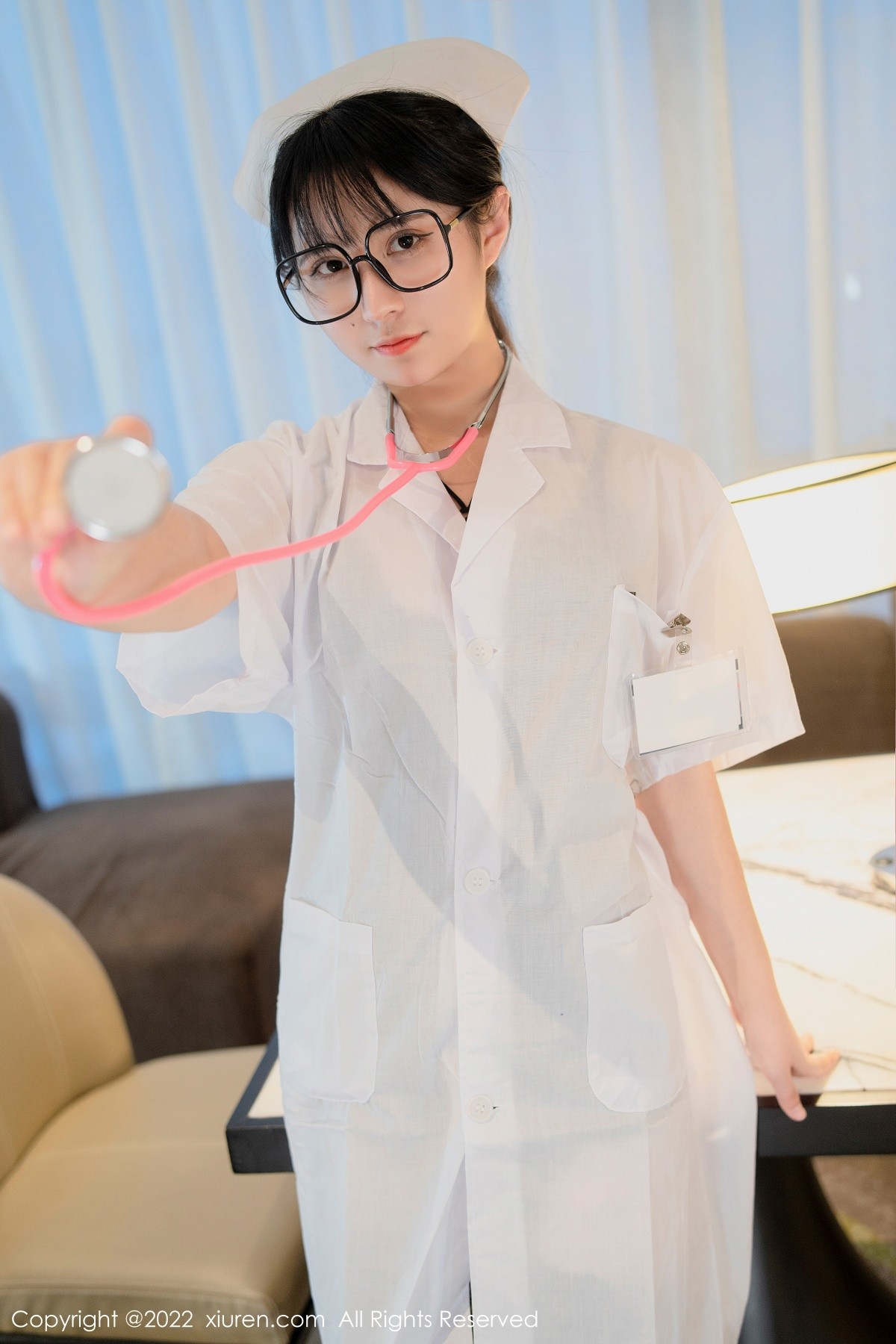 xgyw.top_XiuRen第5202期_模特久久Aimee私房性感白衣天使服饰下黑色蕾丝内衣诱惑写真62P