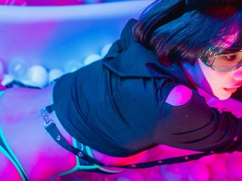 [DJAWA]No.126_车模Mimmi_Cyberpunk Girl主题私人黑色高叉贴身衣秀完美身材骚扰写真41P