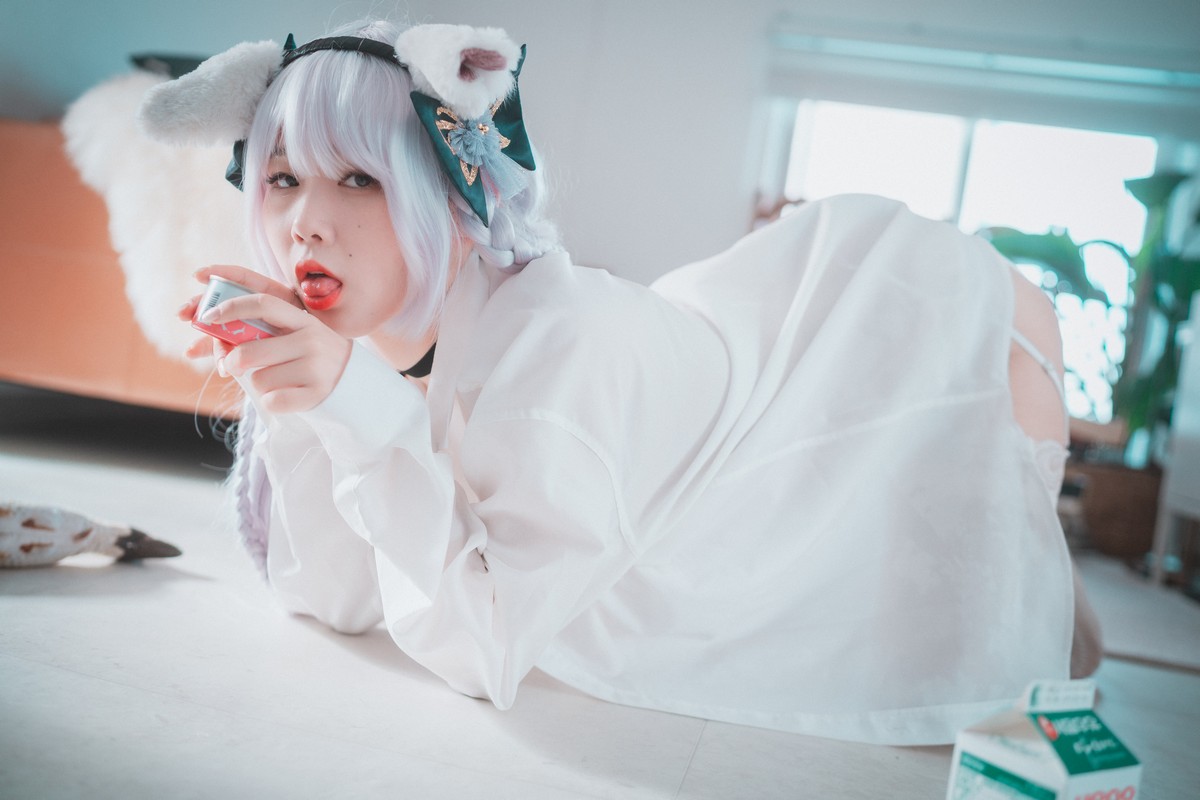 xgyw.top_[DJAWA]No.124_模特Zia_Perrault The Milk Thief主题薄透白衬衫配蕾丝吊袜诱惑写真69P