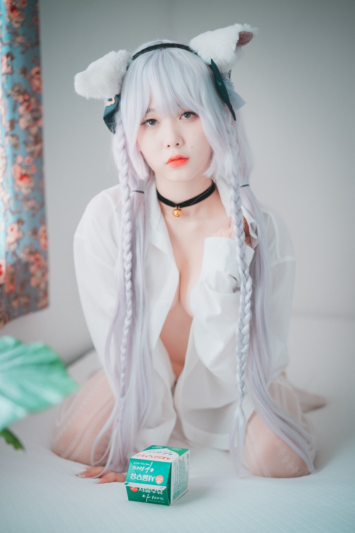 xgyw.top_[DJAWA]No.124_模特Zia_Perrault The Milk Thief主题薄透白衬衫配蕾丝吊袜诱惑写真69P