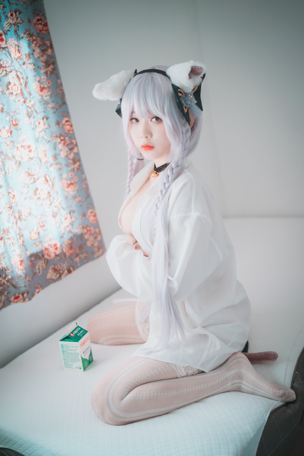 xgyw.top_[DJAWA]No.124_模特Zia_Perrault The Milk Thief主题薄透白衬衫配蕾丝吊袜诱惑写真69P