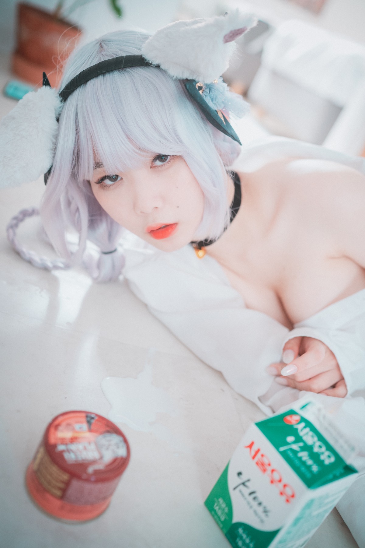 xgyw.top_[DJAWA]No.124_模特Zia_Perrault The Milk Thief主题薄透白衬衫配蕾丝吊袜诱惑写真69P