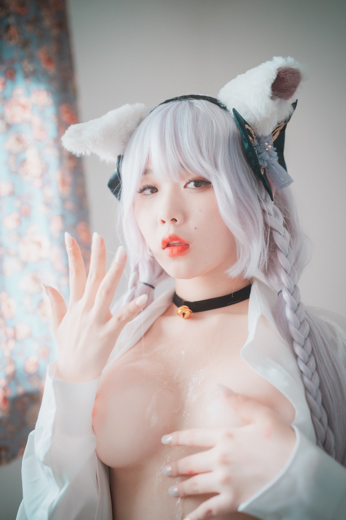 xgyw.top_[DJAWA]No.124_模特Zia_Perrault The Milk Thief主题薄透白衬衫配蕾丝吊袜诱惑写真69P