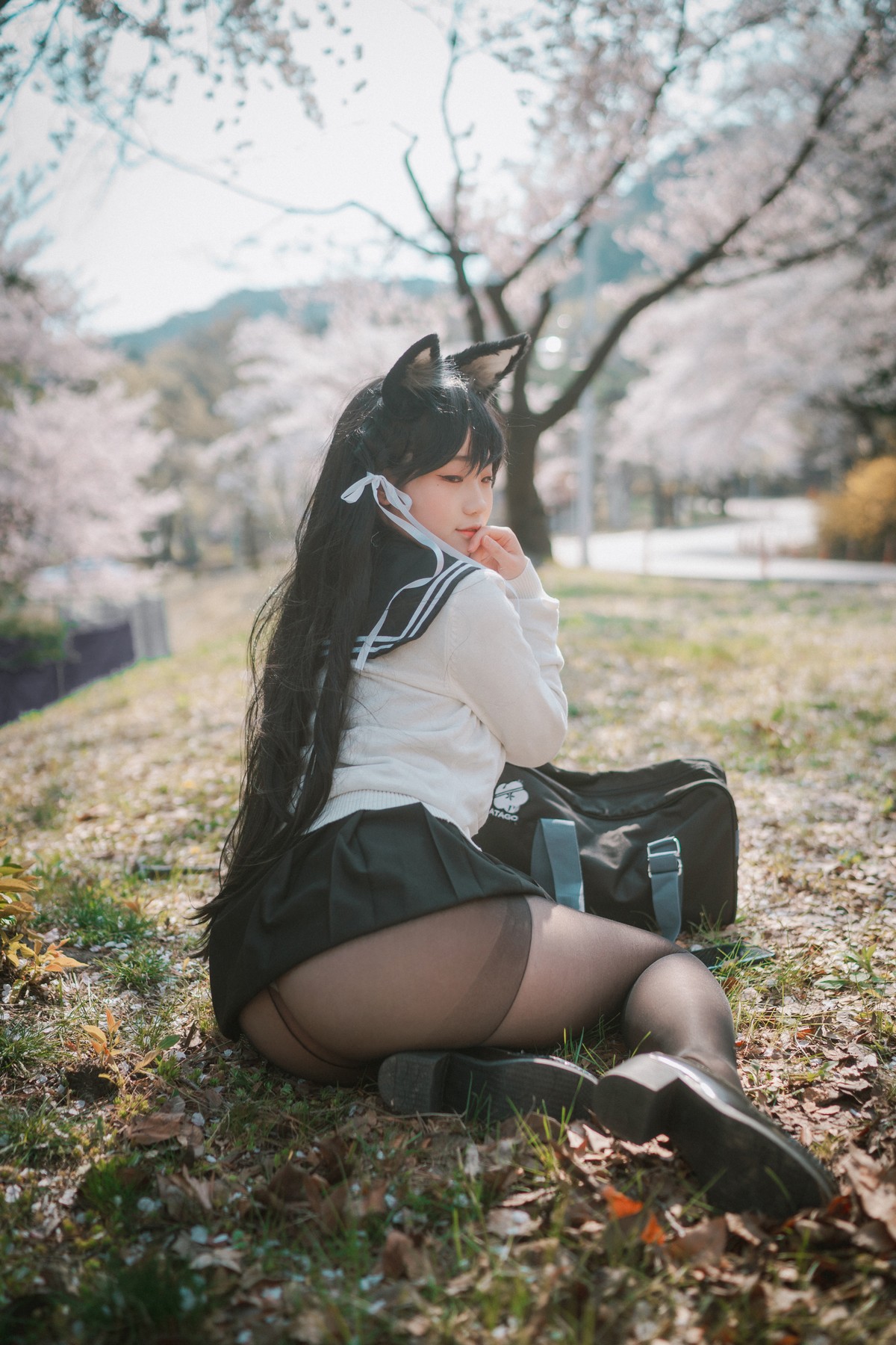 xgyw.top_[DJAWA]No.128_模特Mimmi_Azur Lane IJN Atago主题户外超薄黑丝秀翘臀诱惑写真61P