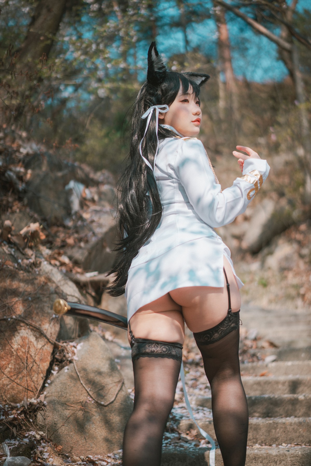 xgyw.top_[DJAWA]No.128_模特Mimmi_Azur Lane IJN Atago主题户外超薄黑丝秀翘臀诱惑写真61P