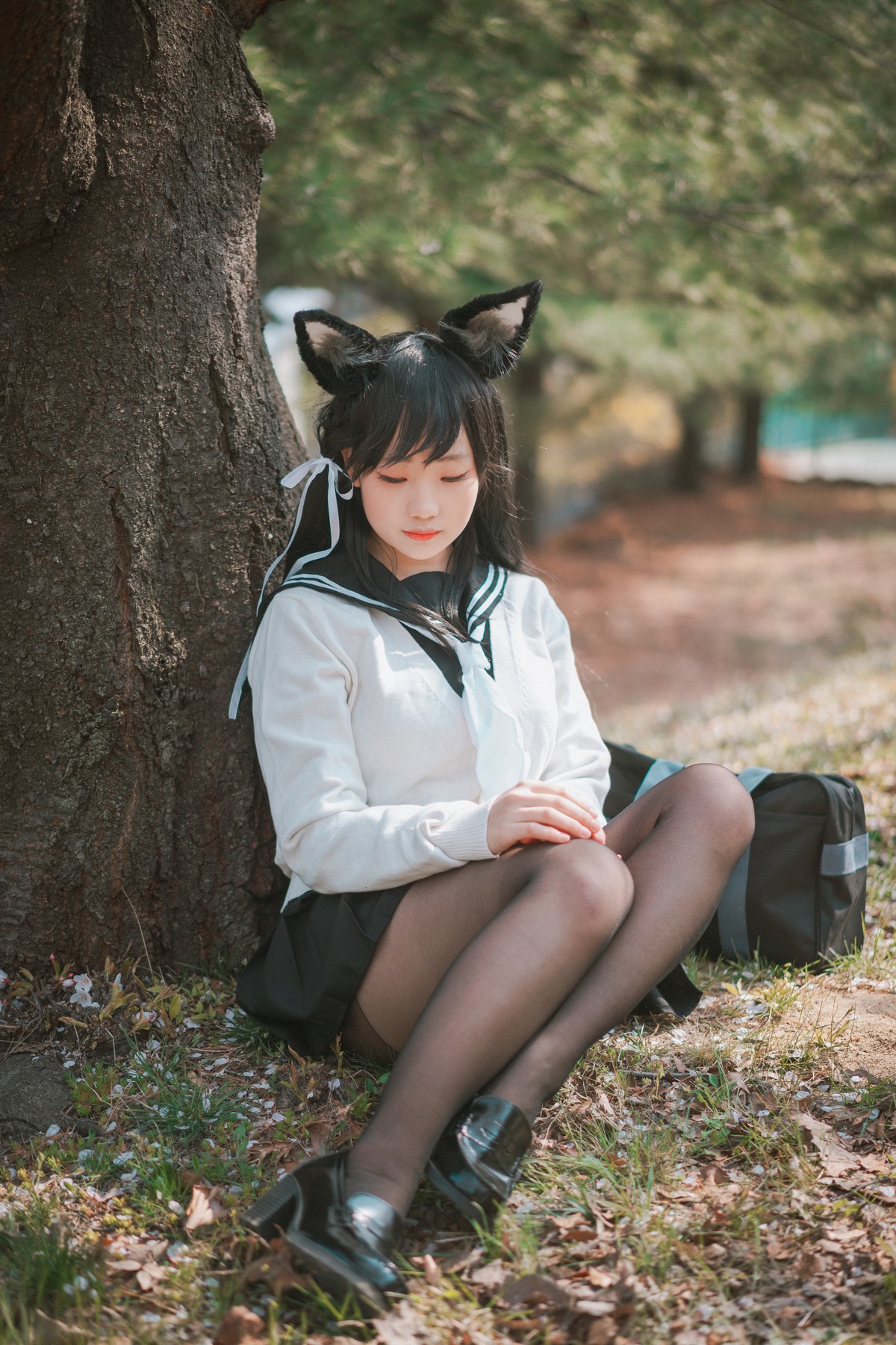xgyw.top_[DJAWA]No.128_模特Mimmi_Azur Lane IJN Atago主题户外超薄黑丝秀翘臀诱惑写真61P