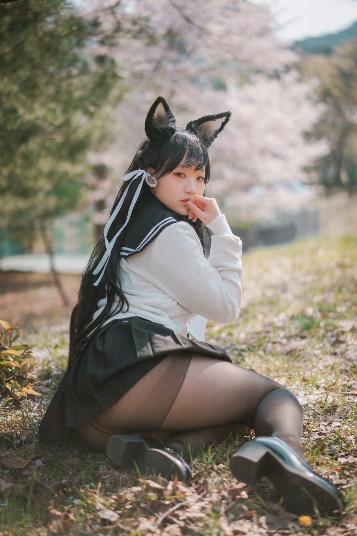 xgyw.top_[DJAWA]No.128_模特Mimmi_Azur Lane IJN Atago主题户外超薄黑丝秀翘臀诱惑写真61P