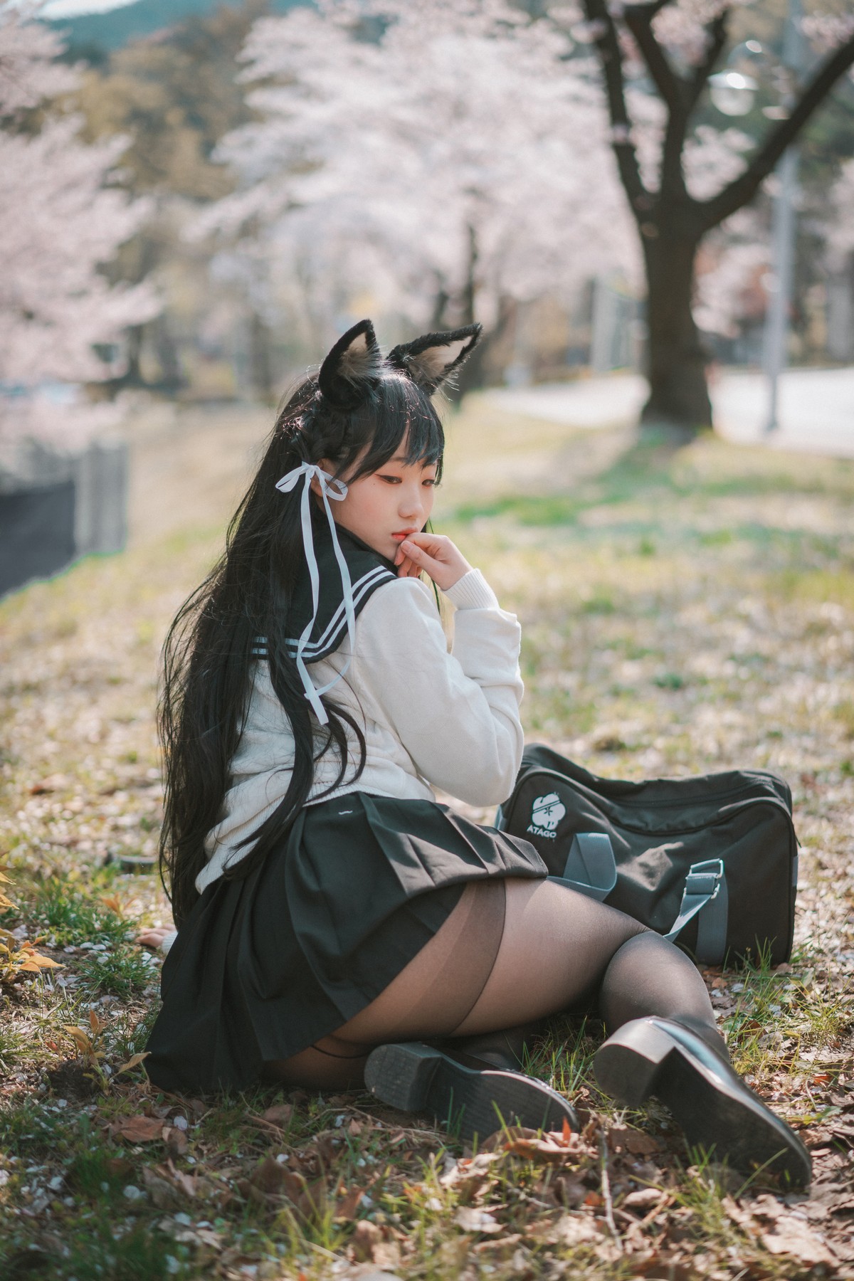 xgyw.top_[DJAWA]No.128_模特Mimmi_Azur Lane IJN Atago主题户外超薄黑丝秀翘臀诱惑写真61P
