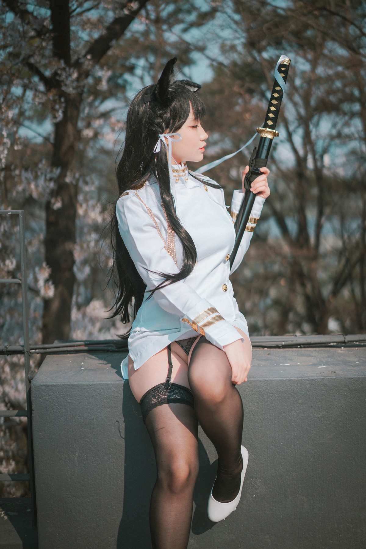 xgyw.top_[DJAWA]No.128_模特Mimmi_Azur Lane IJN Atago主题户外超薄黑丝秀翘臀诱惑写真61P