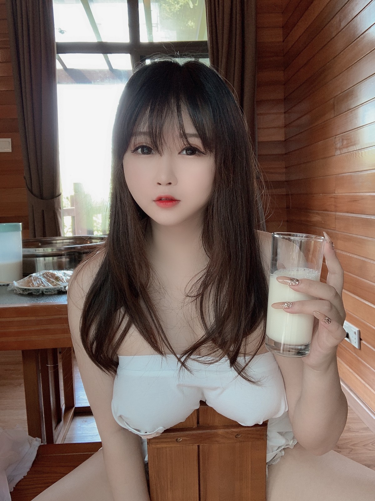 xgyw.top_蜜桃少女是依酱呀夏日主题私房性感白色薄透情趣内衣秀完美身材惹火诱惑写真50P
