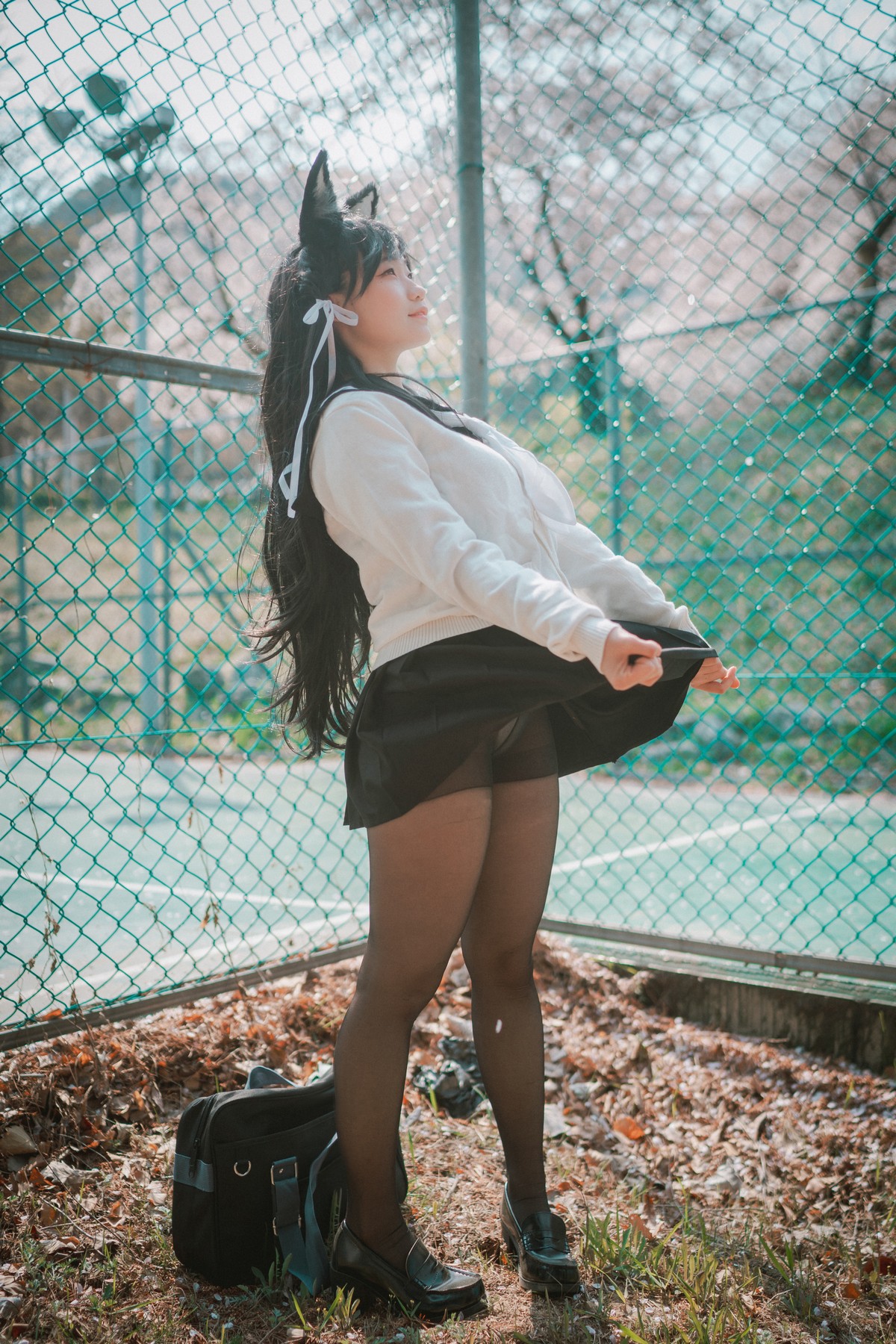 xgyw.top_[DJAWA]No.128_模特Mimmi_Azur Lane IJN Atago主题户外超薄黑丝秀翘臀诱惑写真61P