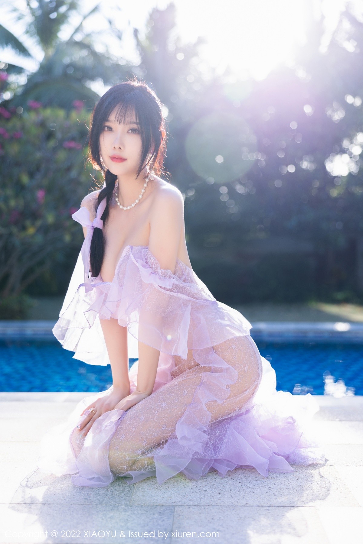 xgyw.top_[XiaoYu画语界]Vol.816_女神杨晨晨Yome海南旅拍户外泳池轻透长裙秀完美身材诱惑写真83P
