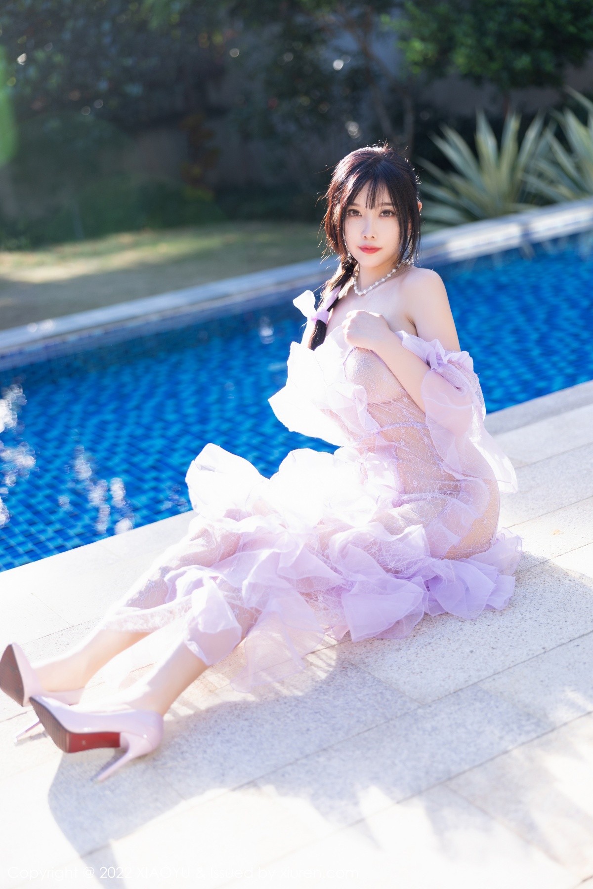 xgyw.top_[XiaoYu画语界]Vol.816_女神杨晨晨Yome海南旅拍户外泳池轻透长裙秀完美身材诱惑写真83P