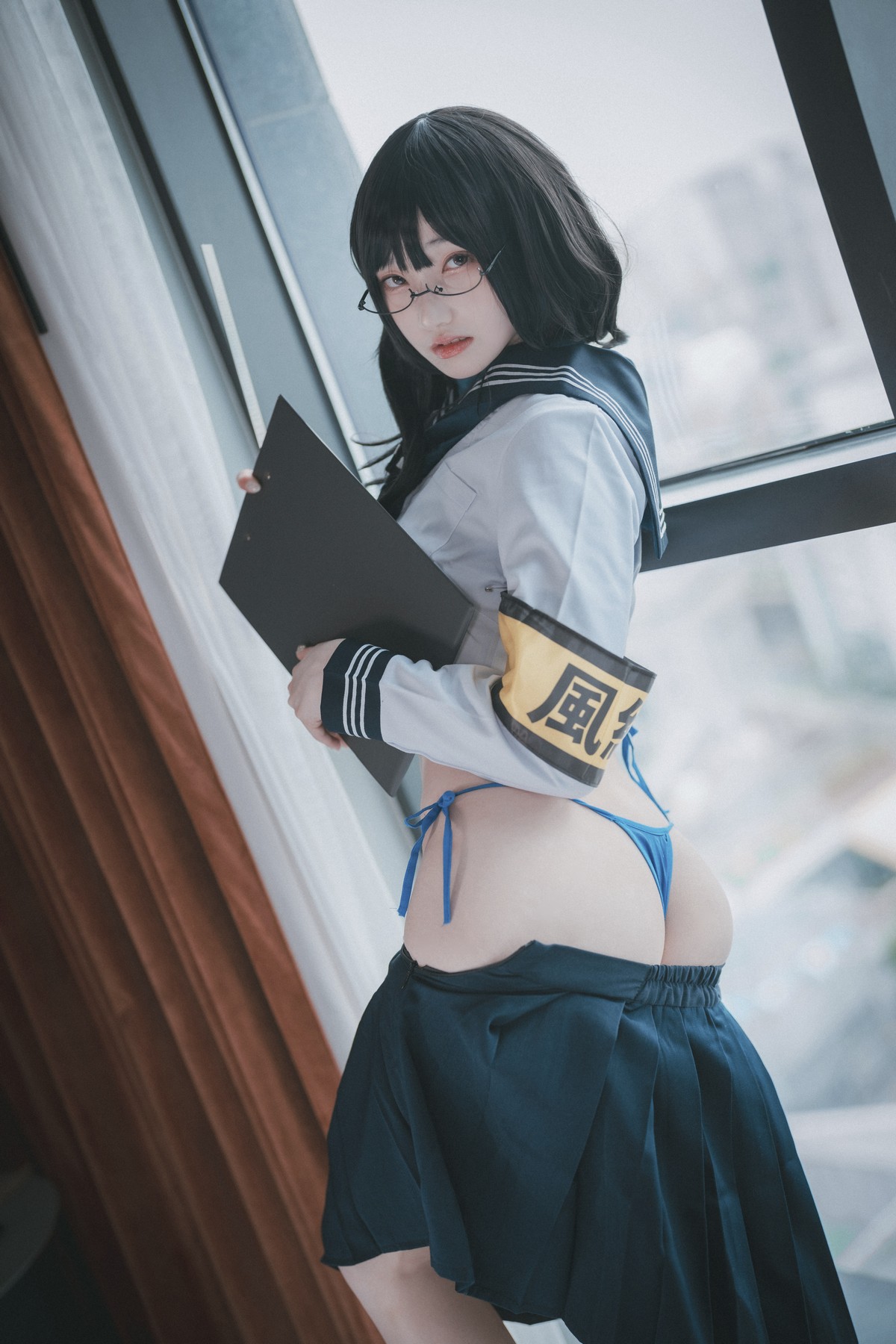 xgyw.top_[DJAWA]No.132_模特BamBi_Moral Guardian of School主题半脱露情趣内衣惹火诱惑写真120P
