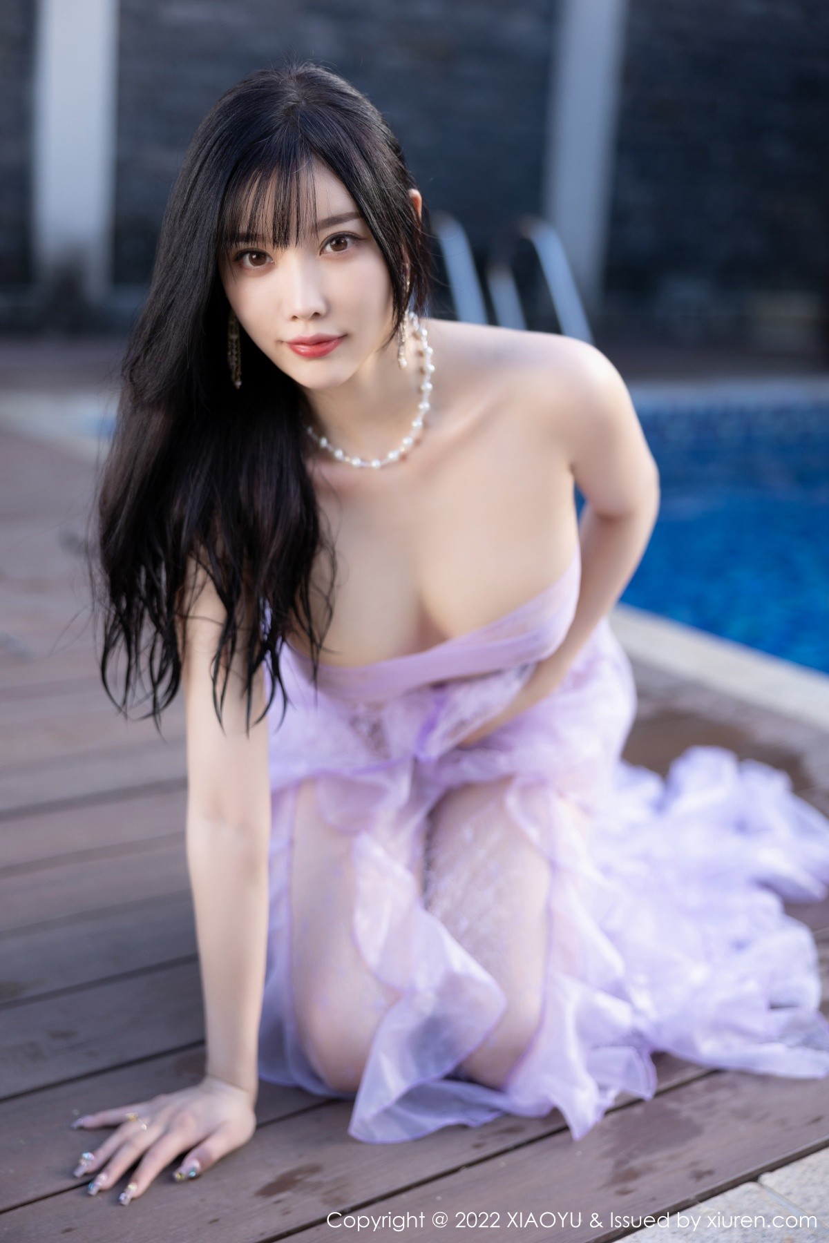 xgyw.top_[XiaoYu画语界]Vol.816_女神杨晨晨Yome海南旅拍户外泳池轻透长裙秀完美身材诱惑写真83P