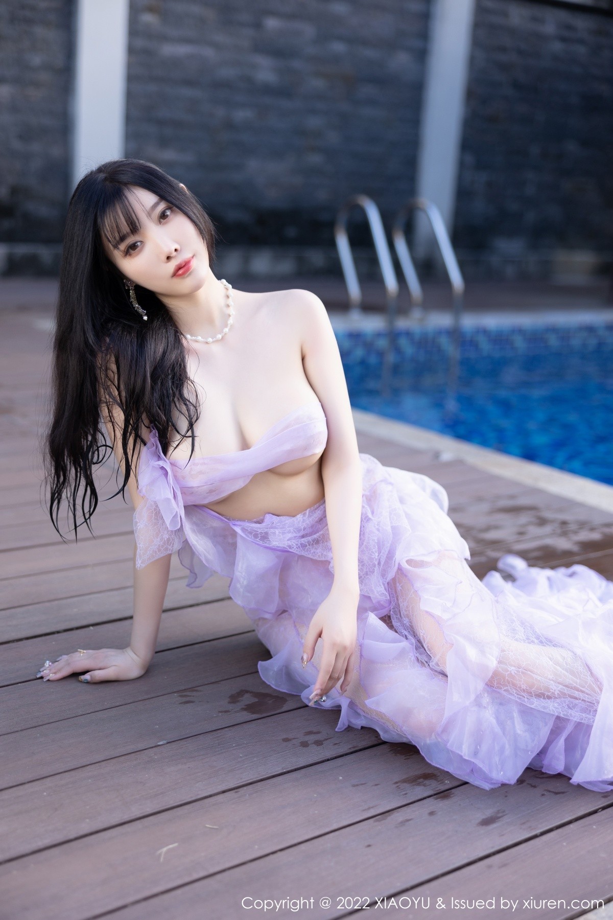 xgyw.top_[XiaoYu画语界]Vol.816_女神杨晨晨Yome海南旅拍户外泳池轻透长裙秀完美身材诱惑写真83P