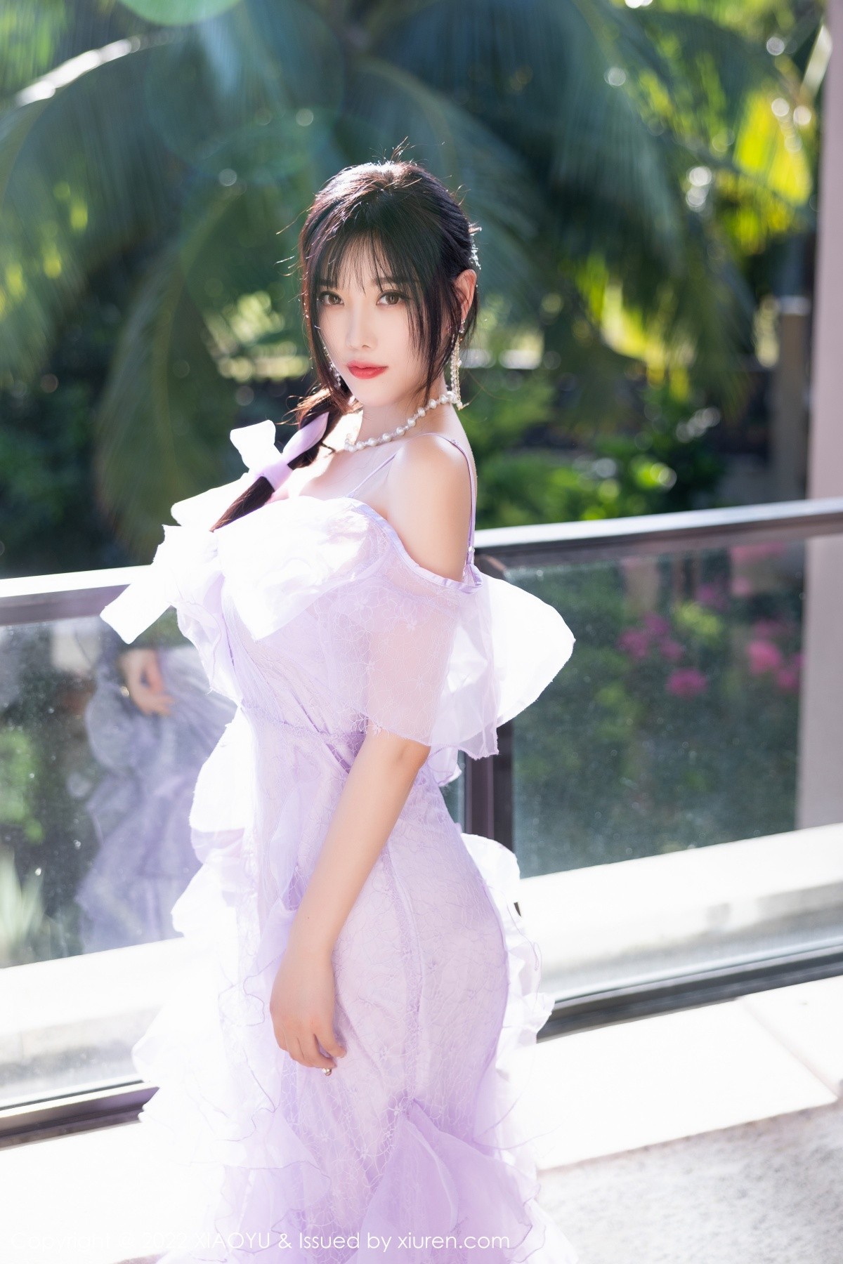 xgyw.top_[XiaoYu画语界]Vol.816_女神杨晨晨Yome海南旅拍户外泳池轻透长裙秀完美身材诱惑写真83P