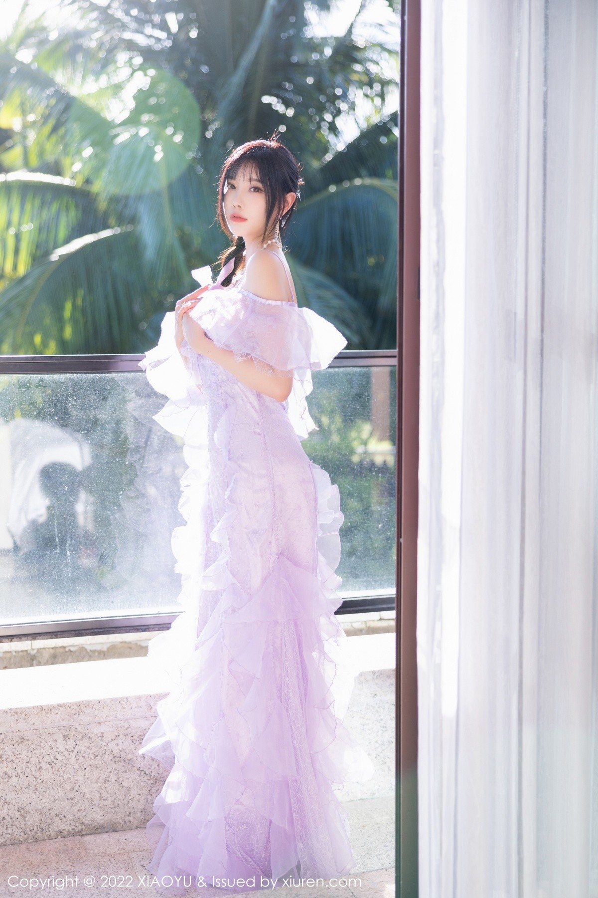 xgyw.top_[XiaoYu画语界]Vol.816_女神杨晨晨Yome海南旅拍户外泳池轻透长裙秀完美身材诱惑写真83P
