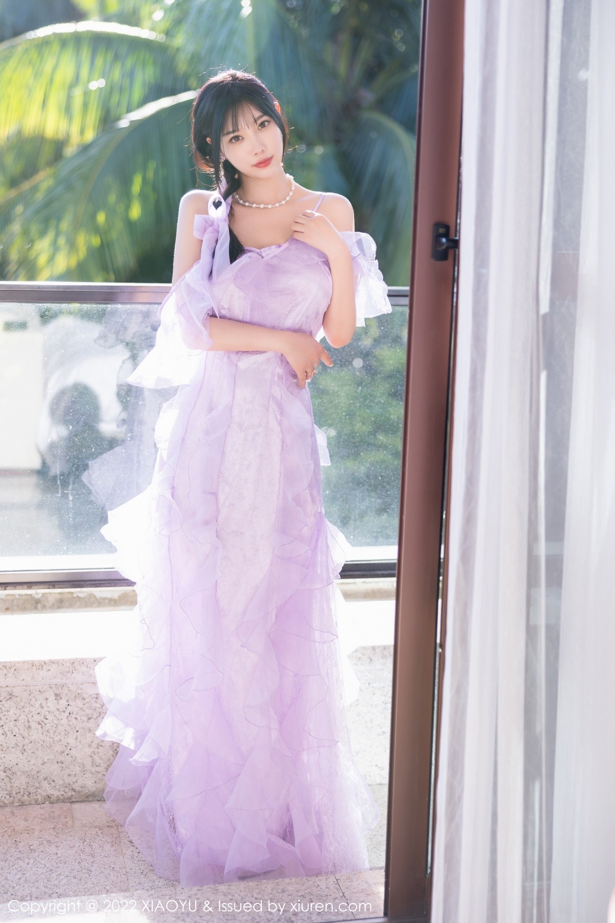 xgyw.top_[XiaoYu画语界]Vol.816_女神杨晨晨Yome海南旅拍户外泳池轻透长裙秀完美身材诱惑写真83P