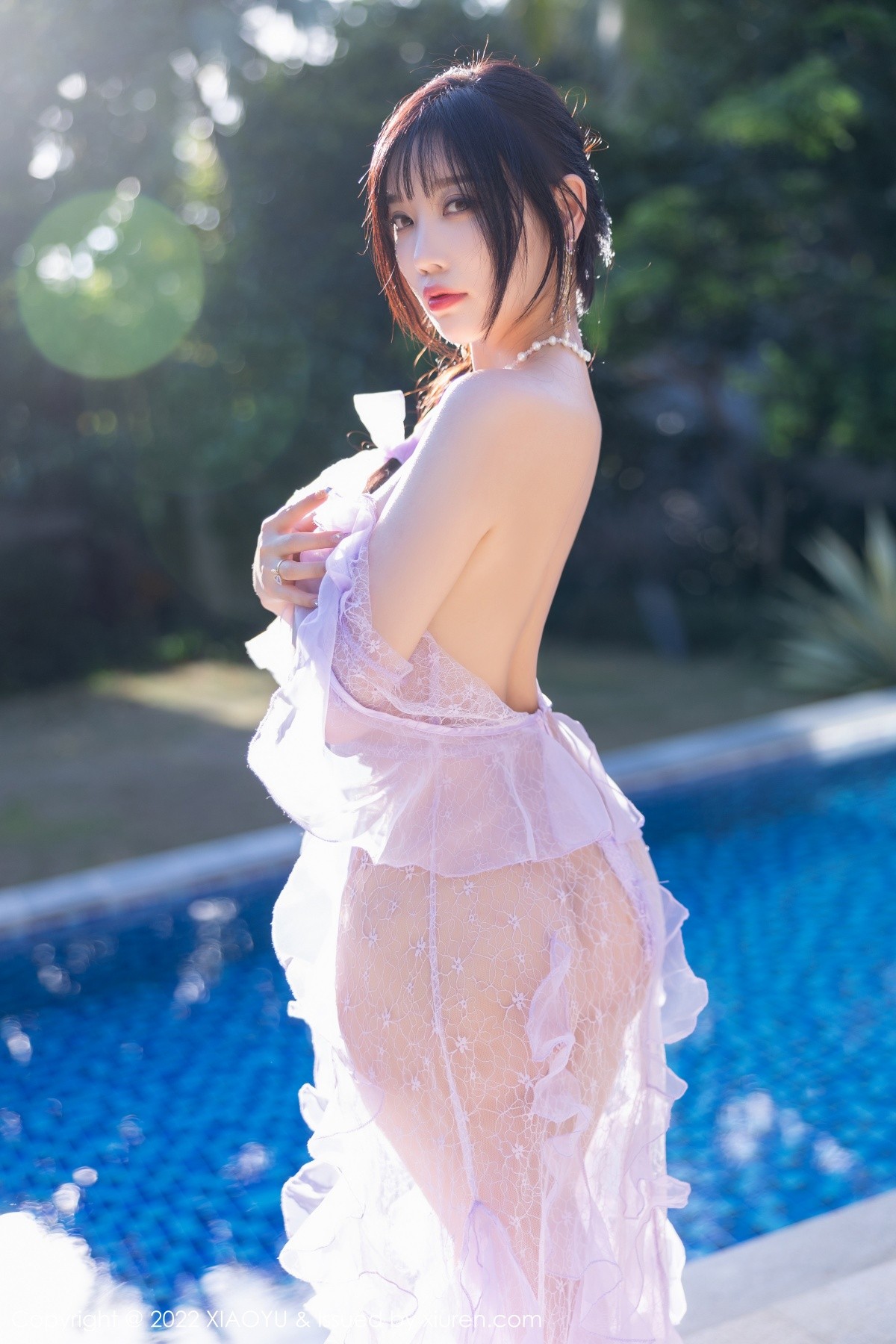 xgyw.top_[XiaoYu画语界]Vol.816_女神杨晨晨Yome海南旅拍户外泳池轻透长裙秀完美身材诱惑写真83P
