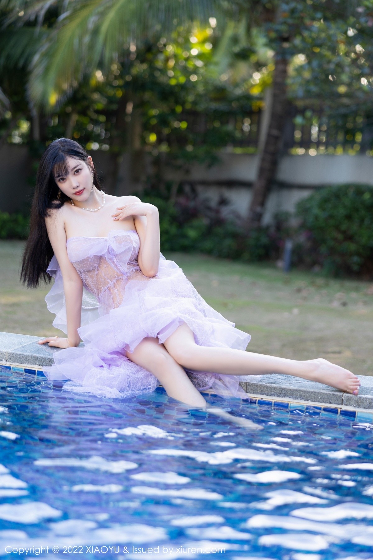 xgyw.top_[XiaoYu画语界]Vol.816_女神杨晨晨Yome海南旅拍户外泳池轻透长裙秀完美身材诱惑写真83P