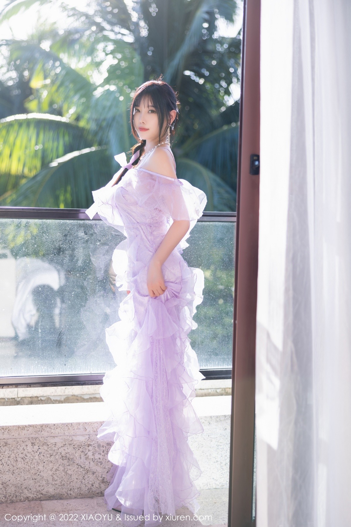 xgyw.top_[XiaoYu画语界]Vol.816_女神杨晨晨Yome海南旅拍户外泳池轻透长裙秀完美身材诱惑写真83P