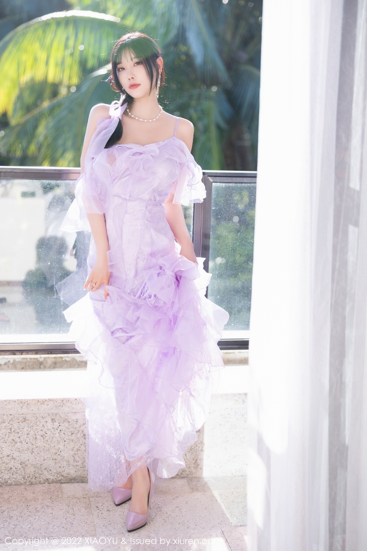 xgyw.top_[XiaoYu画语界]Vol.816_女神杨晨晨Yome海南旅拍户外泳池轻透长裙秀完美身材诱惑写真83P