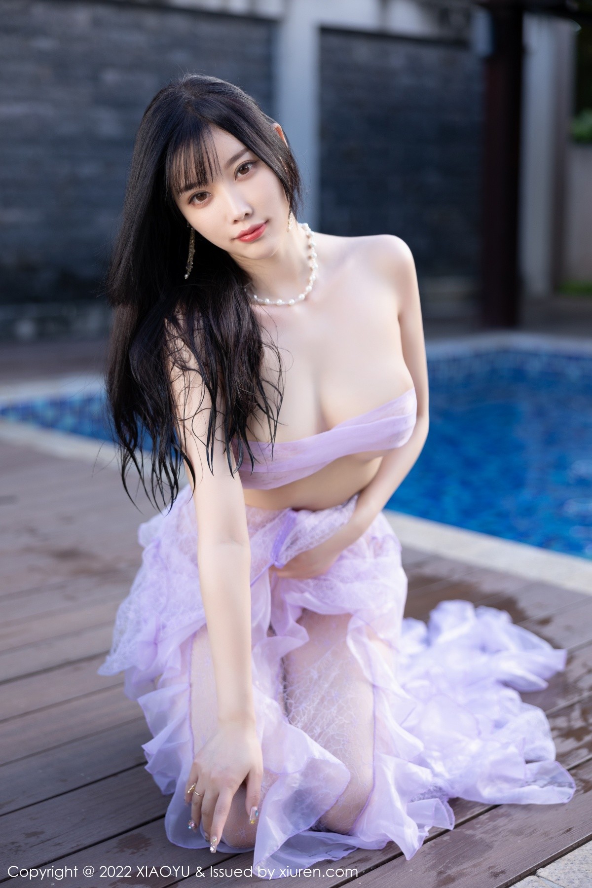 xgyw.top_[XiaoYu画语界]Vol.816_女神杨晨晨Yome海南旅拍户外泳池轻透长裙秀完美身材诱惑写真83P